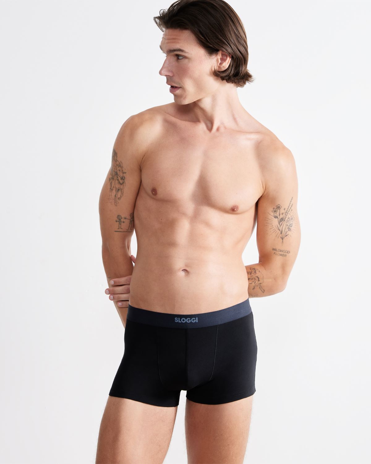 Sloggi Mens 2 Pack EVER Ease Hipster Thermoregulating Cotton Blend Boxer Shorts - Picture 9 of 10