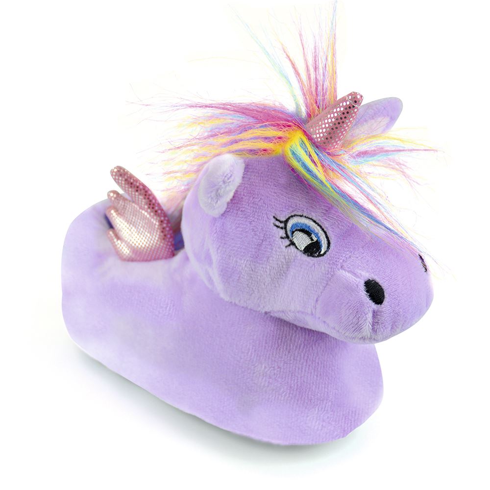 Niñas Niños 3D Suave y cómodo personaje Novedad Animal Unicornio Zapatillas - Imagen 30 de 70