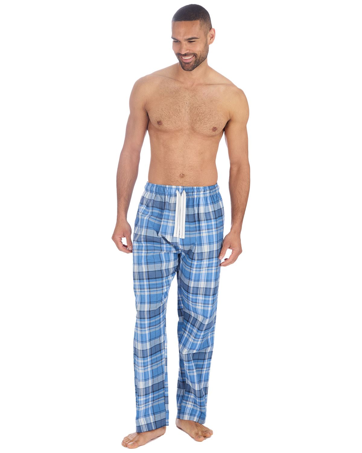 Woven Lounge Pants Mens Lightweight Woven Pyjama Bottoms PJs Nightwear - Picture 16 of 39