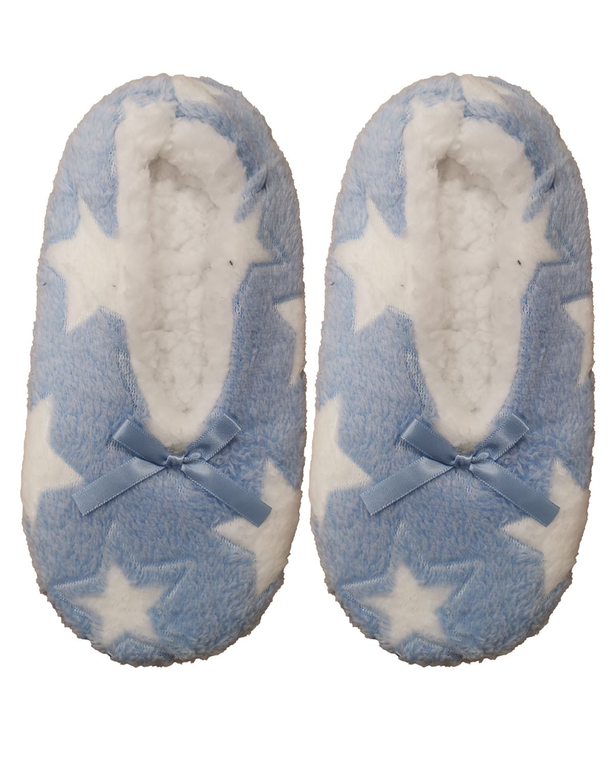 Ballerina Soft Fleece//Knitted Bed Slippers with Grip Sherpa Lined//Unlined