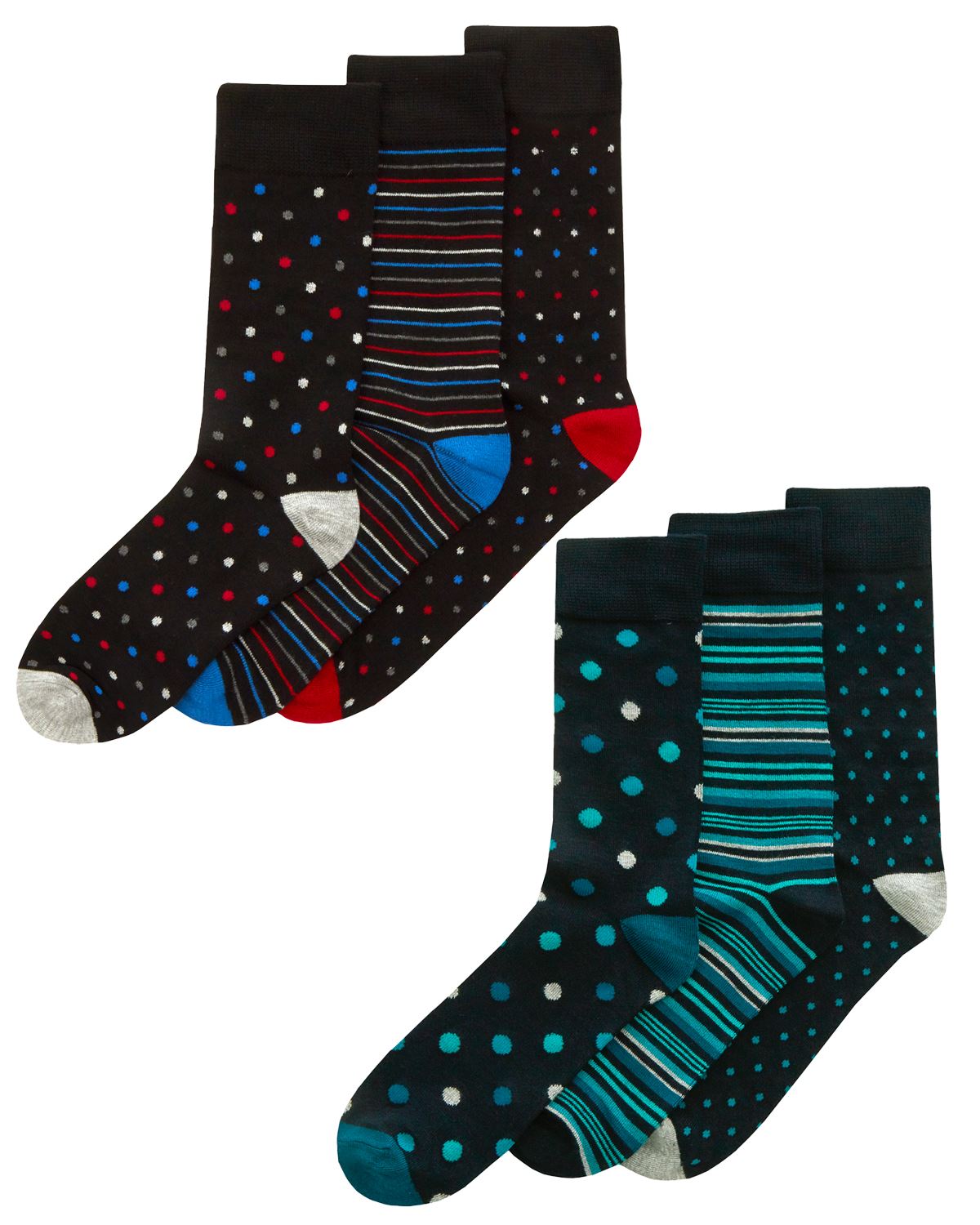 Bamboo Dress Socks Mens Breathable Antibacterial Mid Calf Sock (6 or 12 Pairs) - Picture 34 of 49