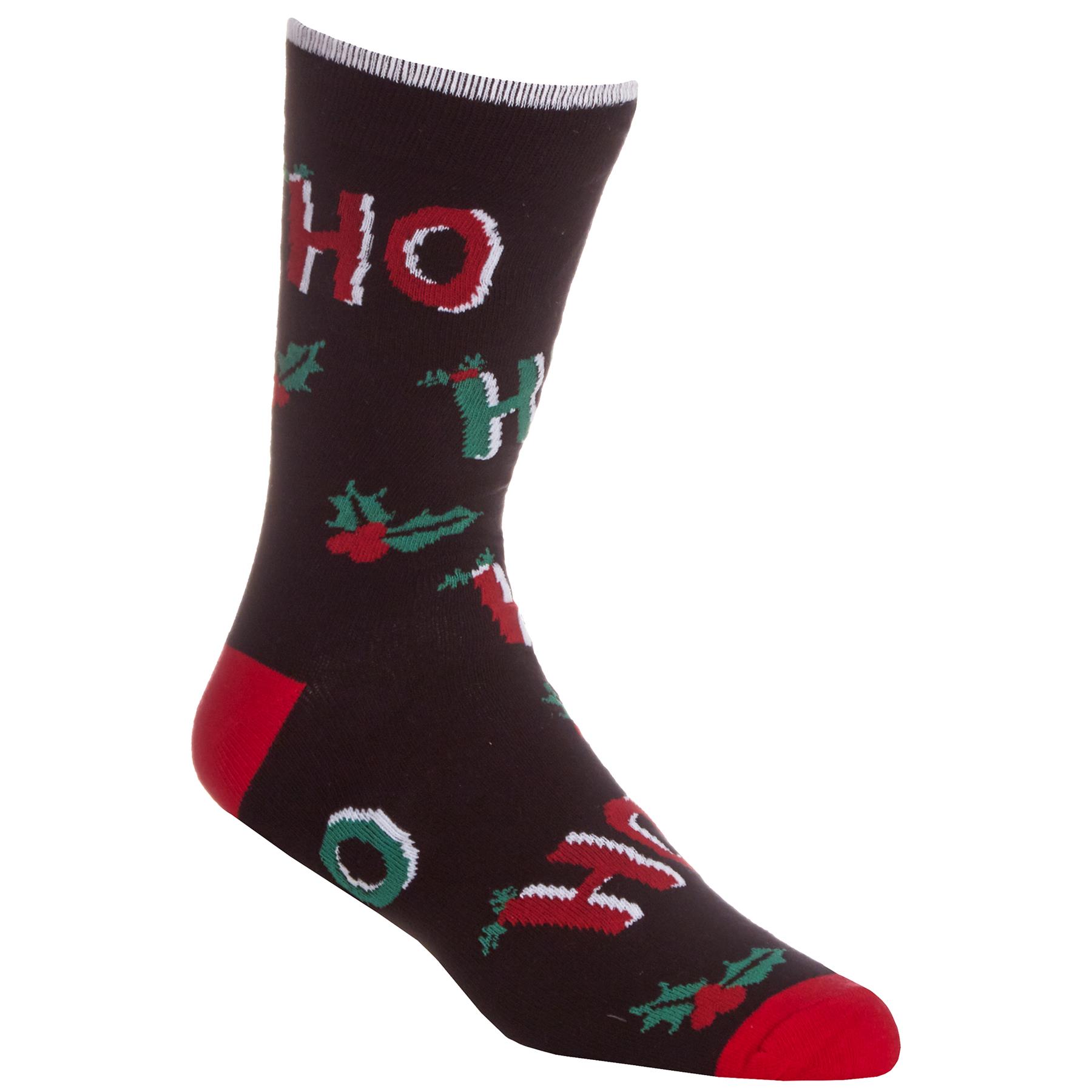 Family Christmas Socks Babies Kids Adults Cotton Rich Novelty Xmas Sock 6 Pair - Picture 25 of 35