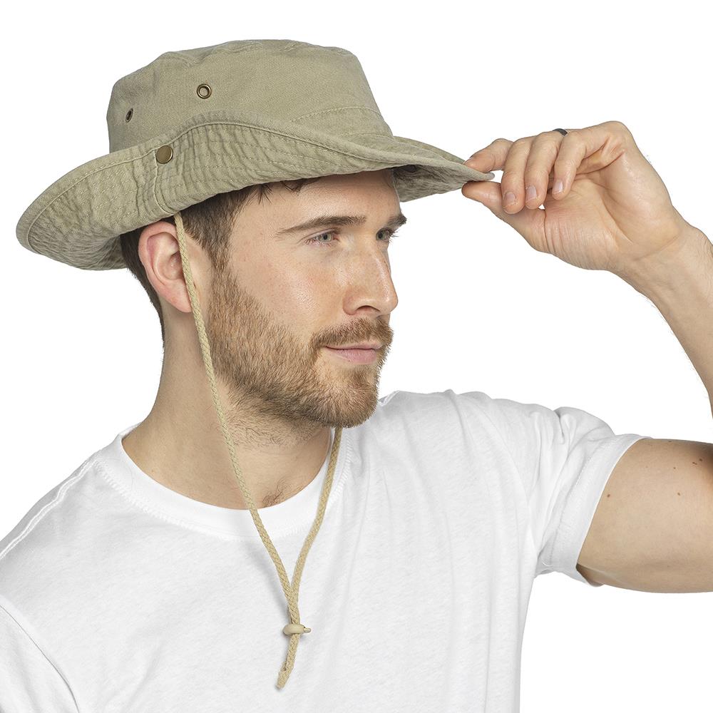 Mens Safari Hat Adults Cotton Aussie Outdoor Garden Holiday Wide