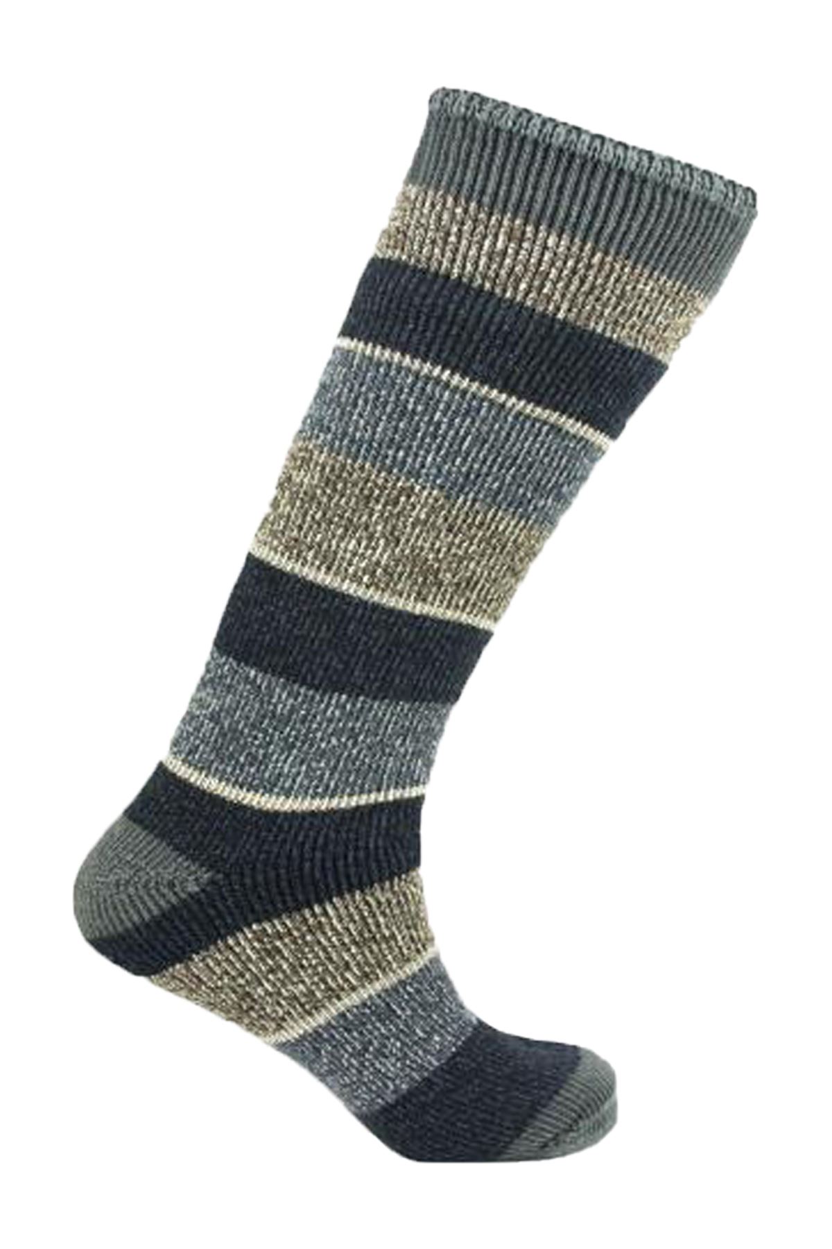 Heat Machine Thermal Socks Mens Thick 2.3 Tog Knitted Winter Warm Boot Sock - Picture 22 of 24