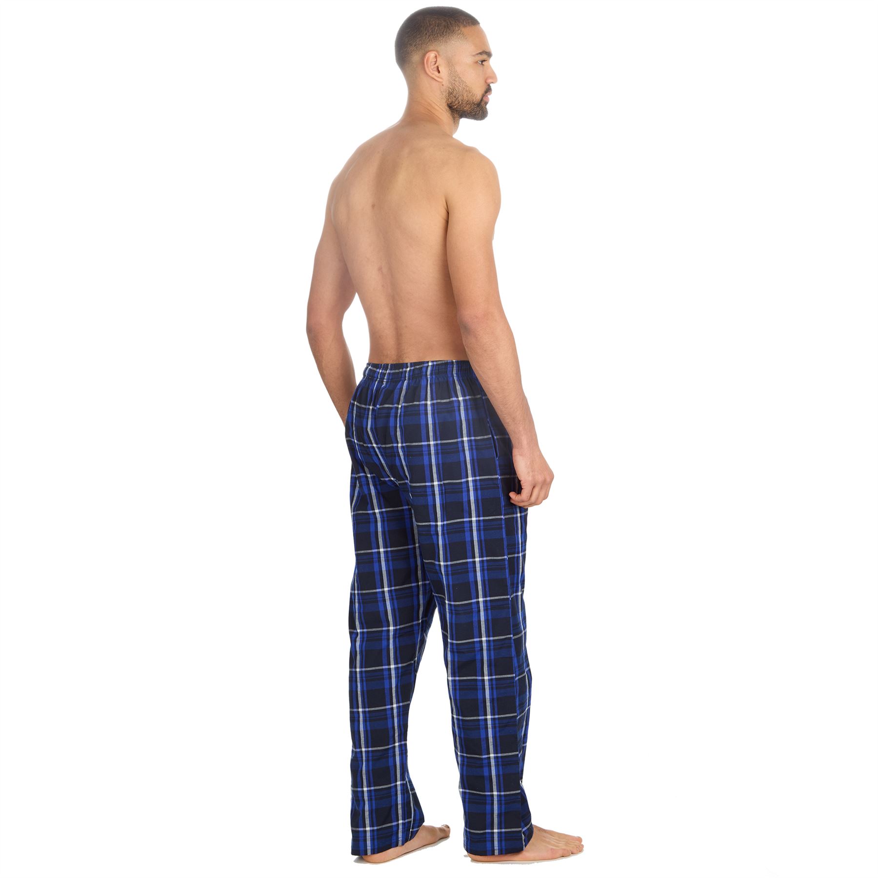 Woven Lounge Pants Mens Lightweight Woven Pyjama Bottoms PJs Nightwear - Picture 36 of 39