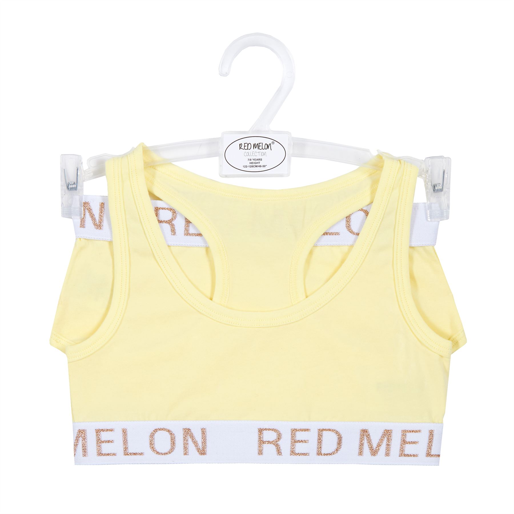 Crop Top Set Girls Underwear Racerback Crop Top Knickers Brief Starter Bra - Picture 28 of 28