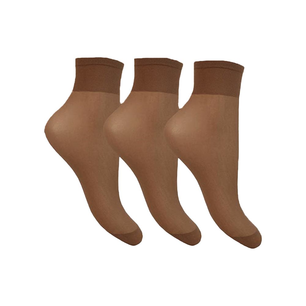 Joanna Gray Comfort Top Anklets 15 Denier Sheer Ankle Pop Sock Hosiery (9 PAIRS) - Picture 16 of 18