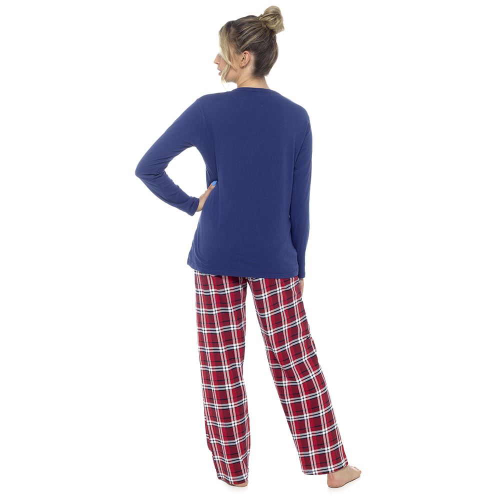 Christmas Pajamas Ladies & Kids Jersey Cotton Xmas Matching Pajama Set Nightwear - Picture 7 of 7