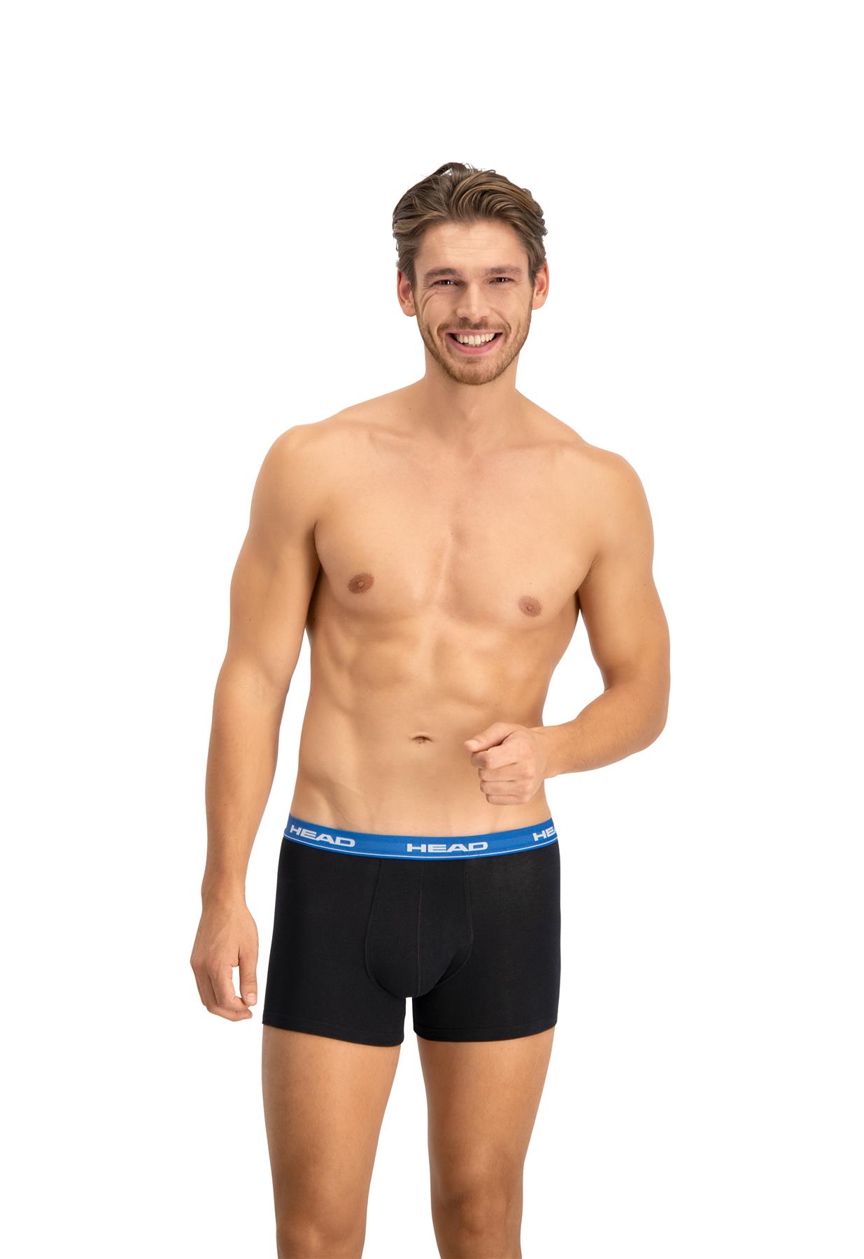 HEAD Boxer Shorts Mens Cotton Stretch Athletic Fit Boxers Underwear (2 PACK) - Picture 16 of 20