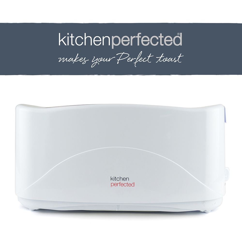 4-Slice Toaster Large Slots Cool Touch Slide-Out Crumb Tray Adjustable Browning - Picture 10 of 11