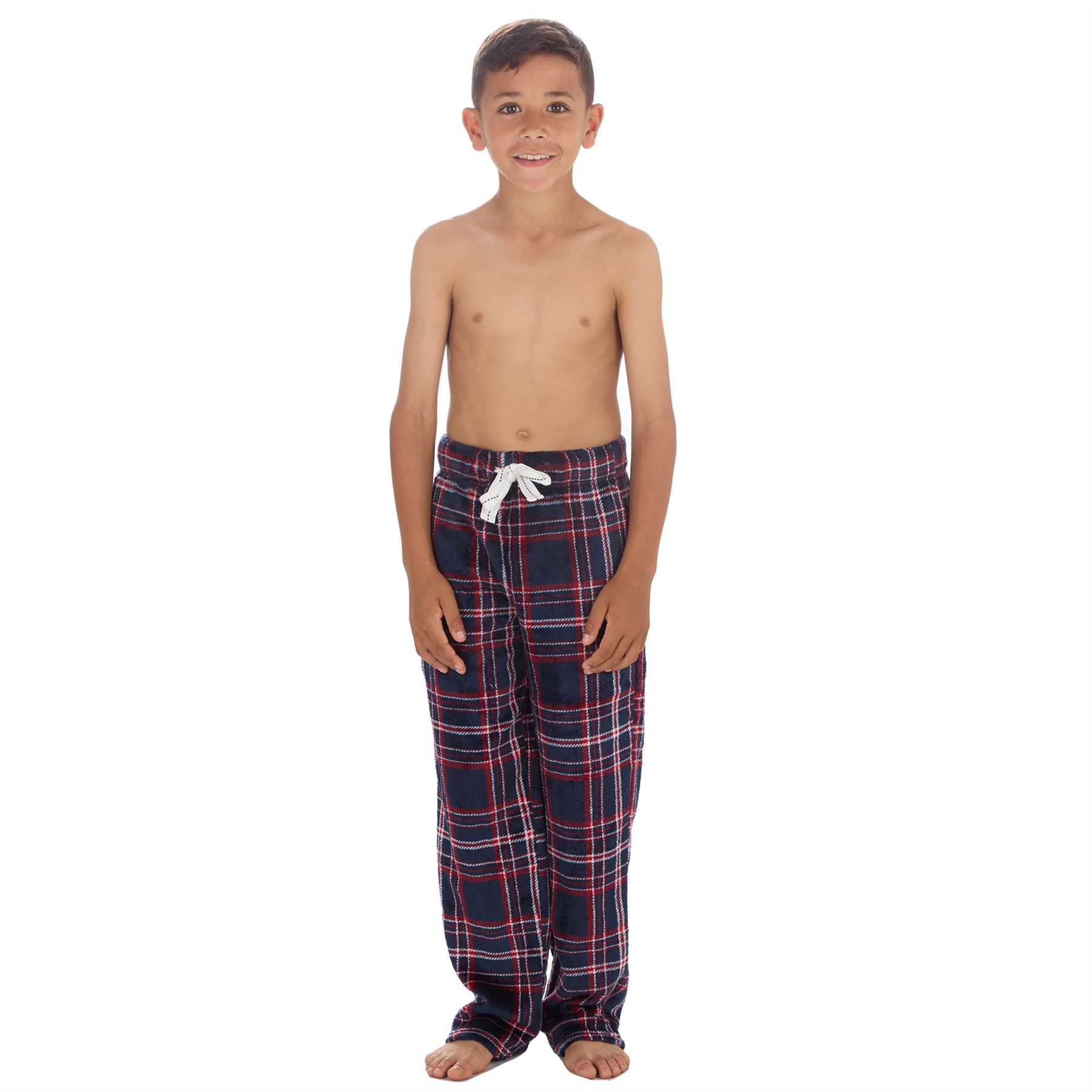Boys Fleece Lounge Pants Kids Soft Handle Loose Leg Pyjama Bottoms PJs Nightwear - Picture 14 of 18