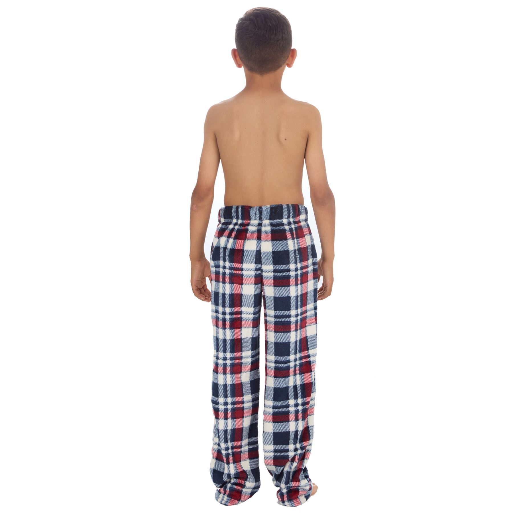 Boys Fleece Lounge Pants Kids Soft Handle Loose Leg Pyjama Bottoms PJs Nightwear - Picture 8 of 18