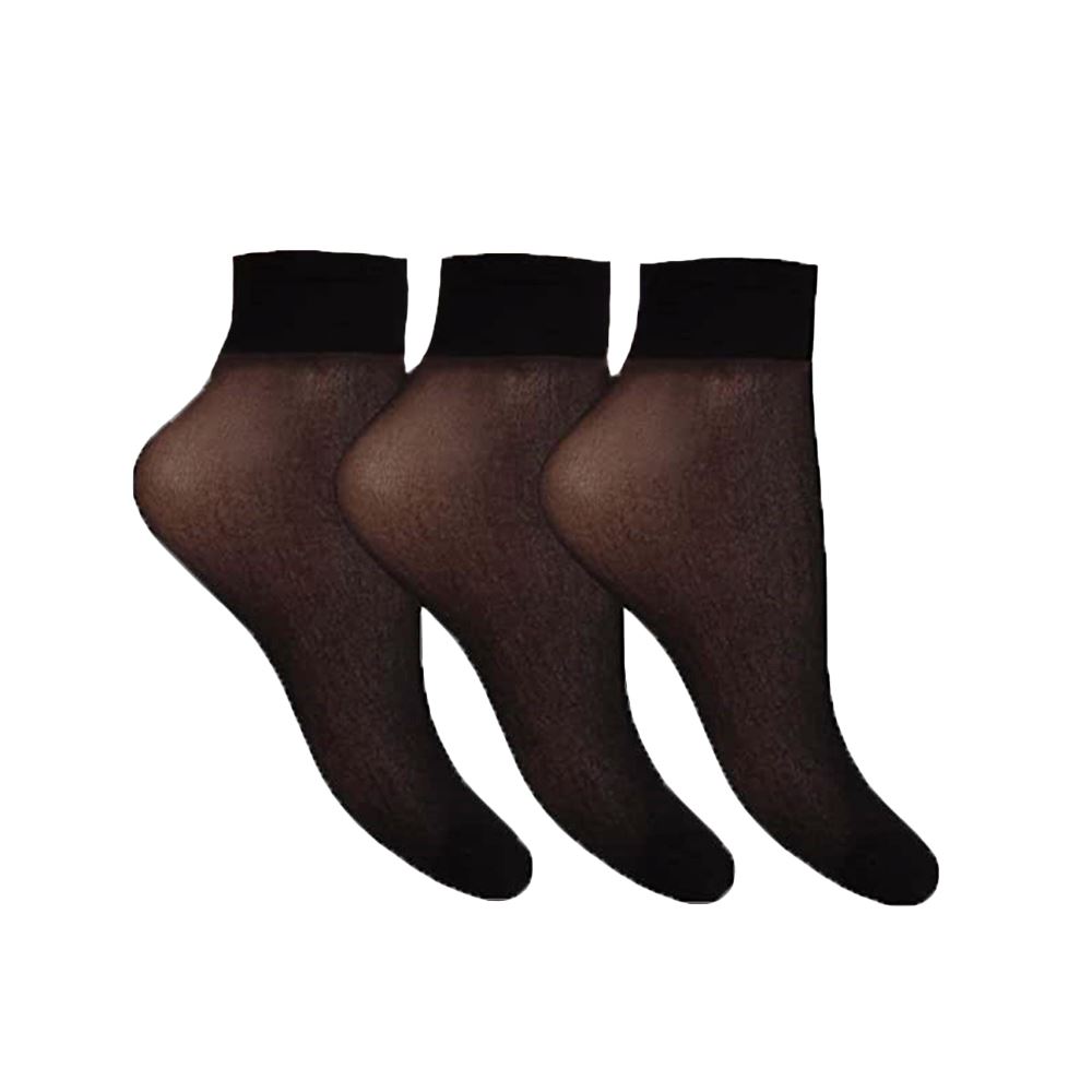 Joanna Gray Comfort Top Anklets 15 Denier Sheer Ankle Pop Sock Hosiery (9 PAIRS) - Picture 6 of 18