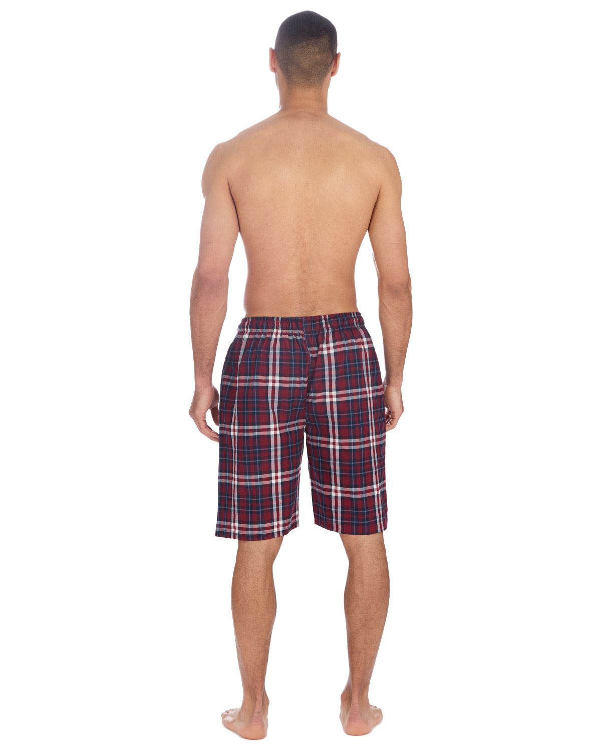 Mens Pyjama Shorts Woven Check Short Pyjamas Bottoms Pants Nightwear - Picture 33 of 35