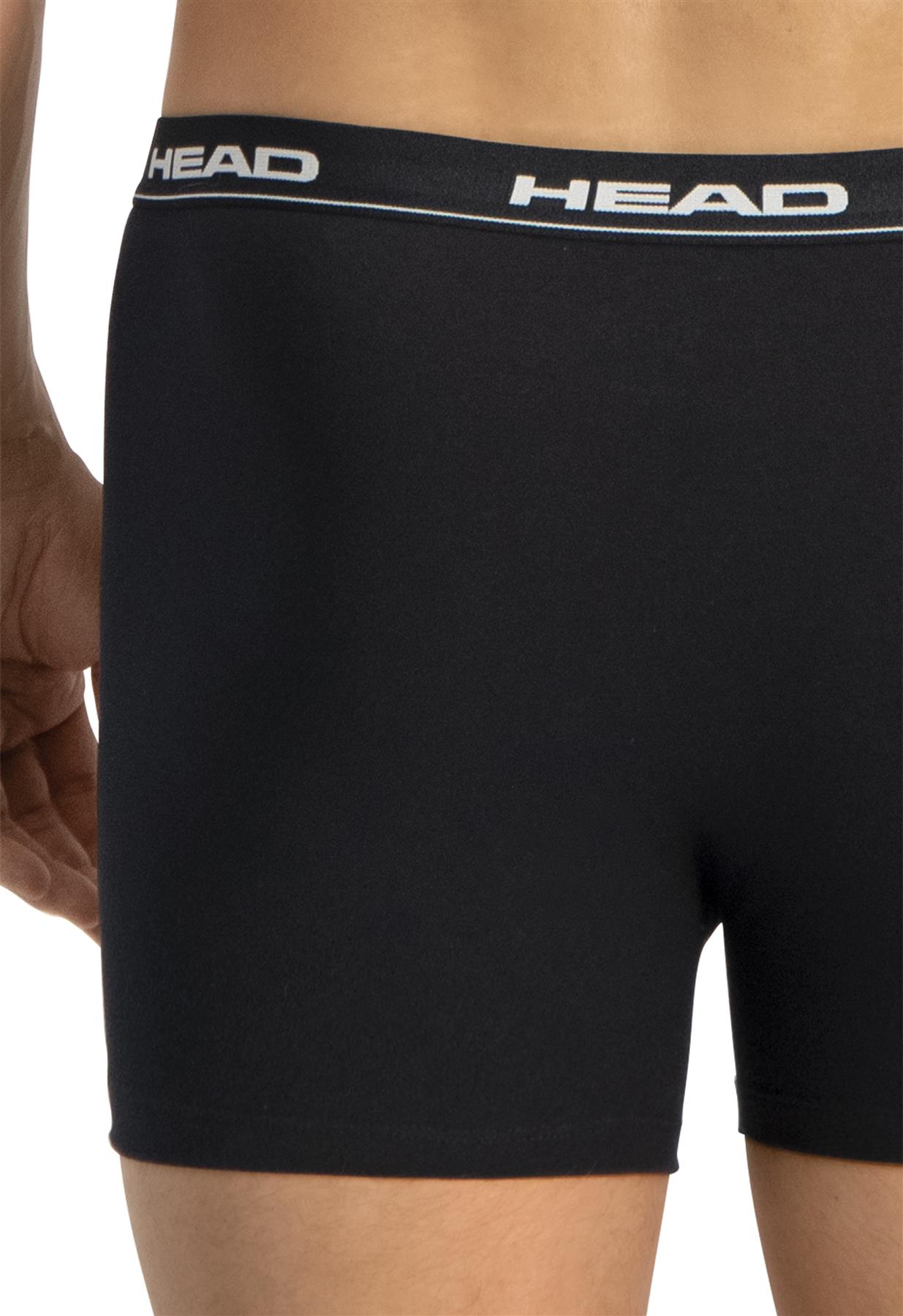 HEAD Boxer Shorts Mens Cotton Stretch Athletic Fit Boxers Underwear (2 PACK) - Picture 6 of 20