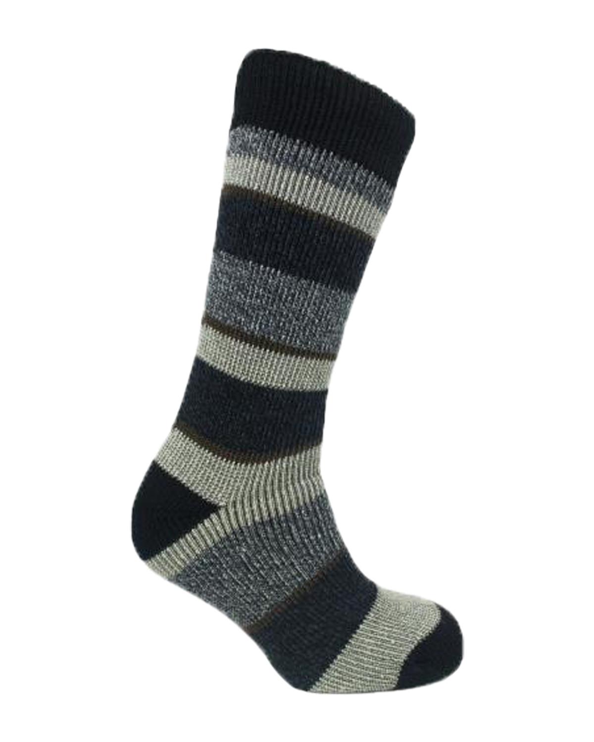 Heat Machine Thermal Socks Mens Thick 2.3 Tog Knitted Winter Warm Boot Sock - Picture 5 of 24