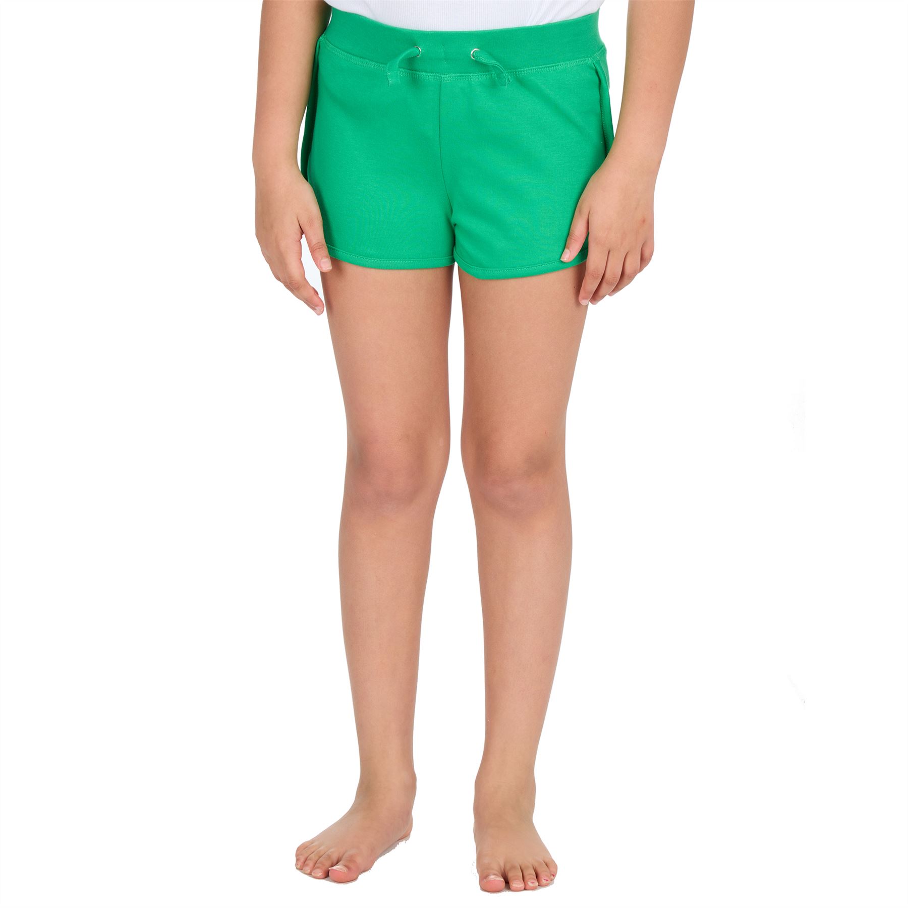 Girls Shorts 100% Jersey Cotton Casual Sports Style Holiday Gymnastic Summer - Picture 10 of 31