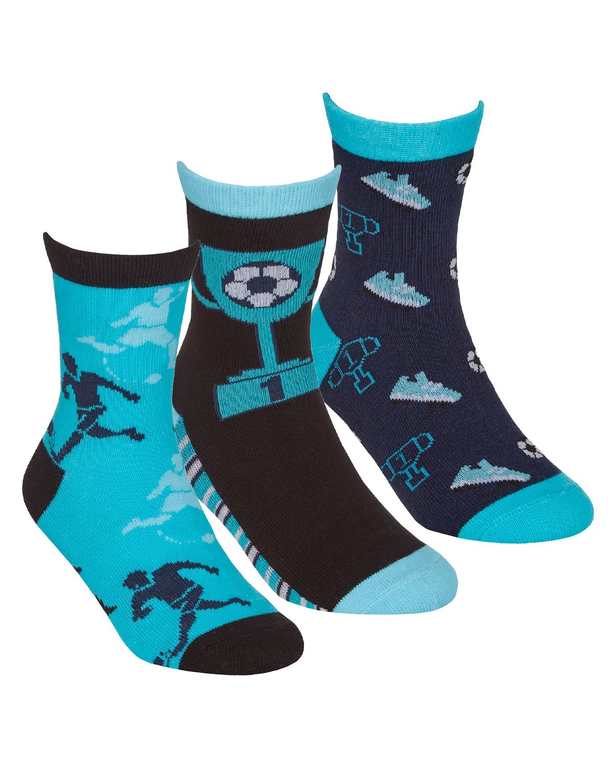 Kids Cotton Rich Socks Boys Girls Novelty Fun Everyday Ankle Sock (6 Pairs) - Picture 9 of 24