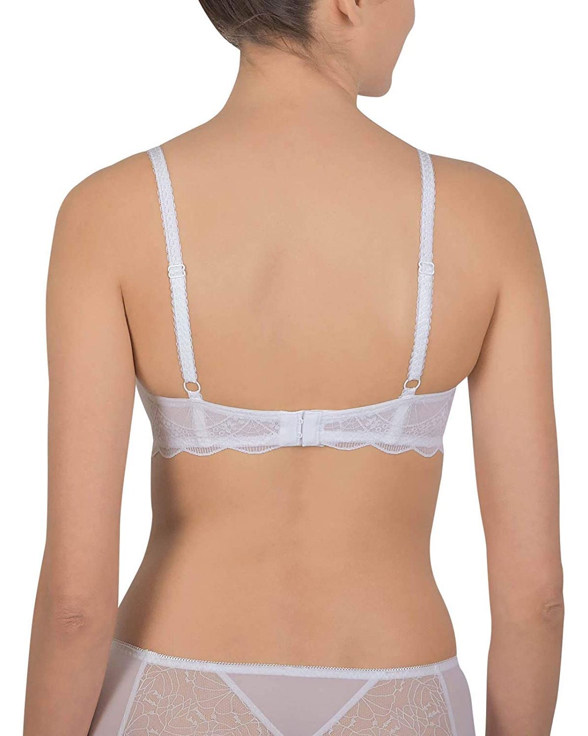 Naturana Cybele Wireless Lace Bra Moulded Soft Lightly Padded Bras - Picture 13 of 14