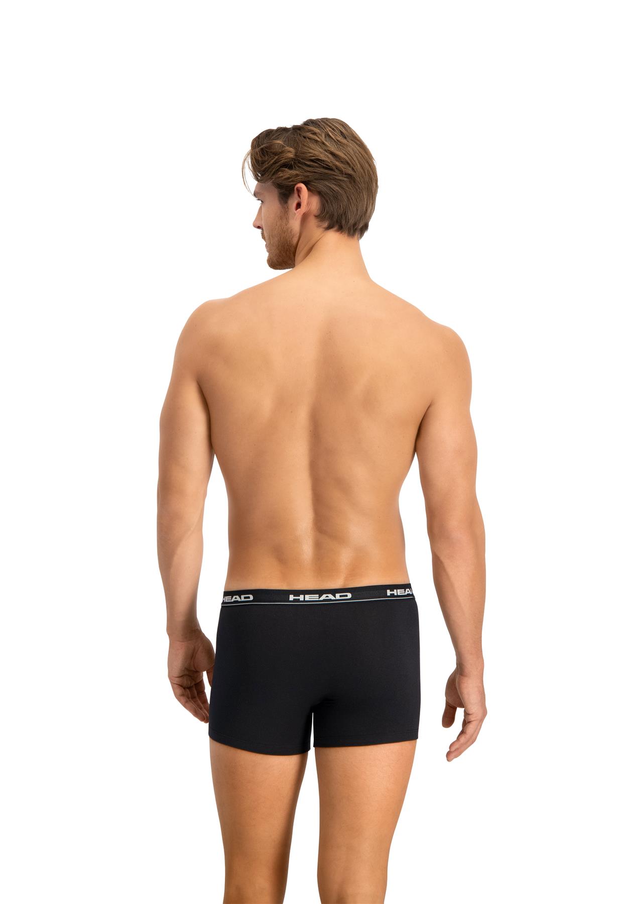 HEAD Boxer Shorts Mens Cotton Stretch Athletic Fit Boxers Underwear (2 PACK) - Picture 4 of 20