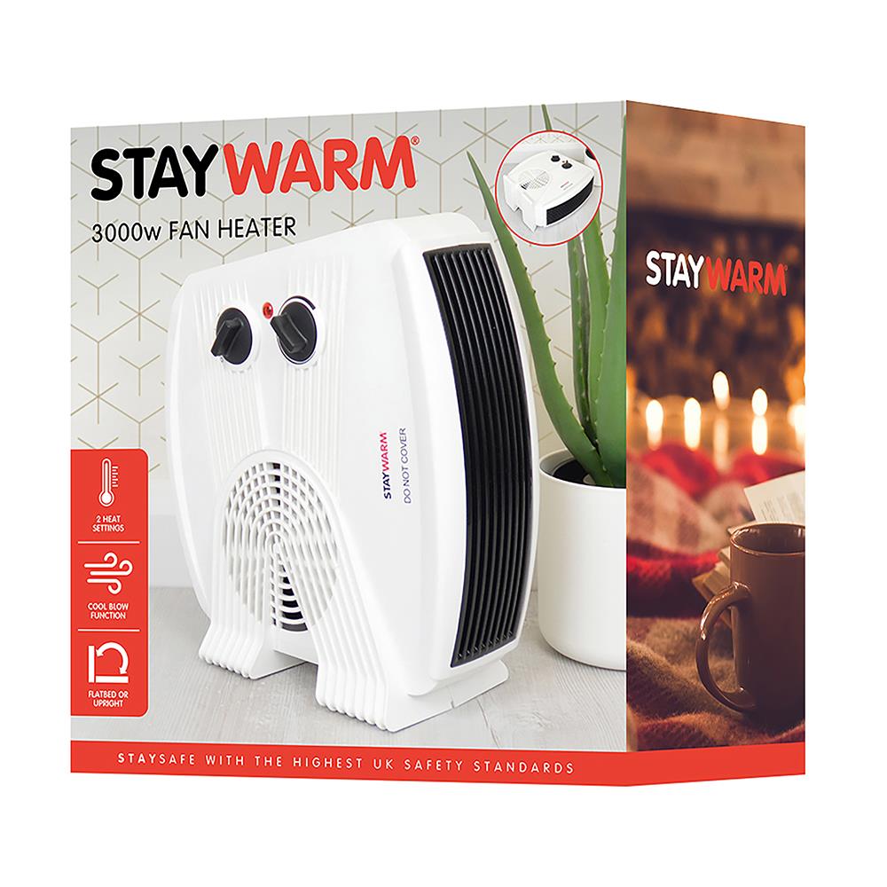 STAYWARM Stand- und Flachbett-Heizlüfter mit 2 Heizstufen - Bild 28 von 28