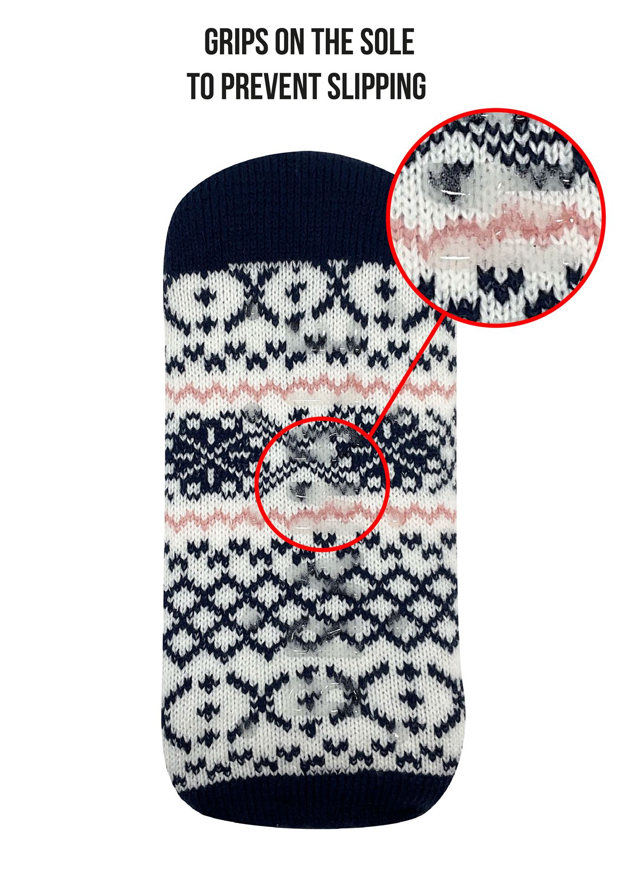Bramble Lounge Slipper Socks Non-Slip Sherpa Lined Cosy Textured Sock - Picture 15 of 30