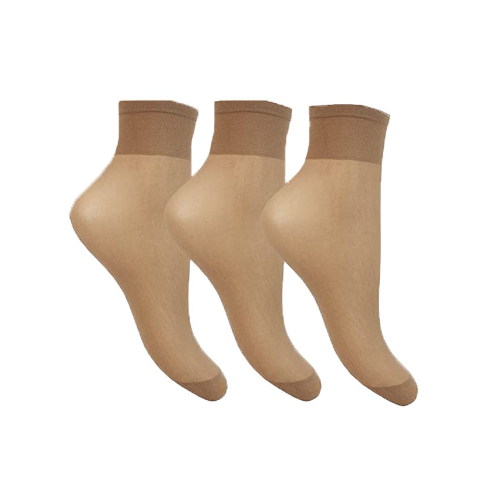 Joanna Gray Comfort Top Anklets 15 Denier Sheer Ankle Pop Sock Hosiery (9 PAIRS) - Picture 4 of 18