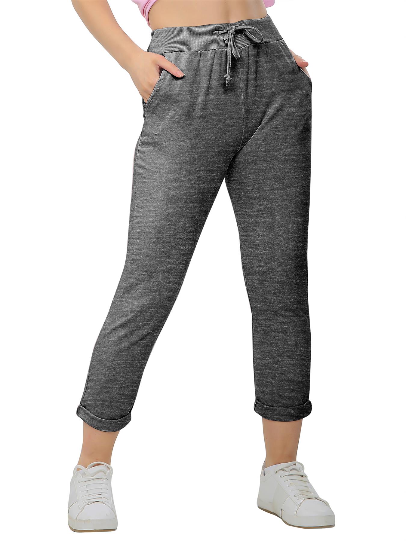 Ladies Tracksuit Bottoms Womens Joggers Trousers Jogging Gym Pants Lounge Wear - Picture 26 of 81