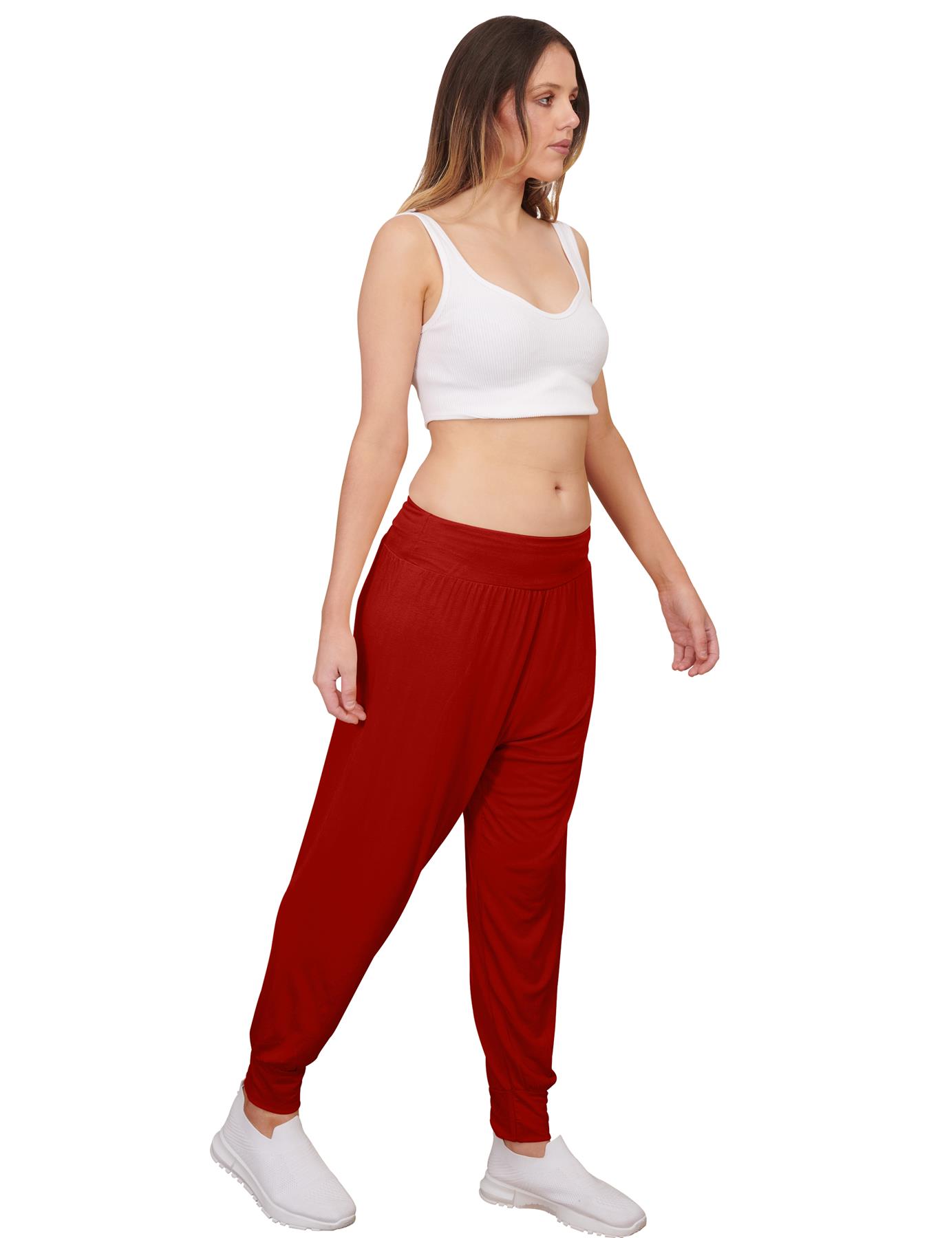 Womens Harem Ali Baba Full Pants Trousers Ladies Baggy Hareem Leggings Plus Size - Picture 100 of 143
