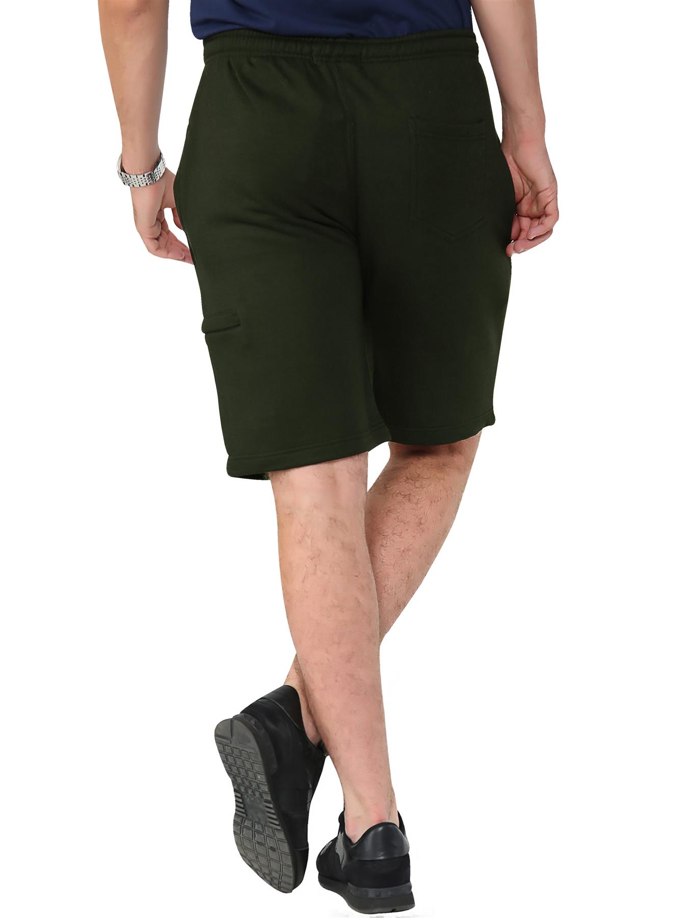 Mens Fleece Jogger Shorts Jersey Jogging Elasticated Waist Summer Gym Shorts - Picture 13 of 32