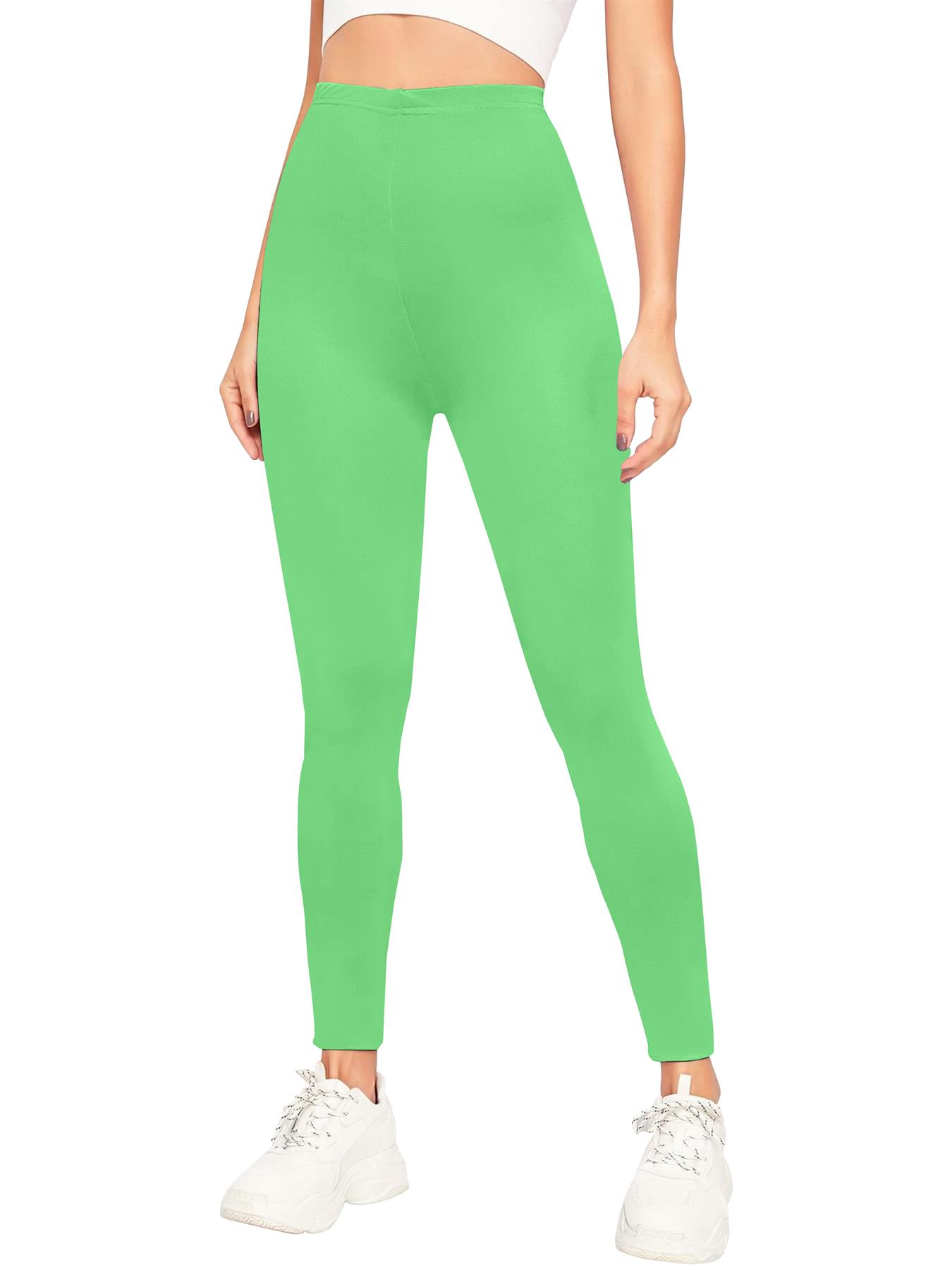 Womens Plain High Waist Leggings Trouser Fitness Gym Yoga Comfy Leggings Lot - Picture 66 of 68