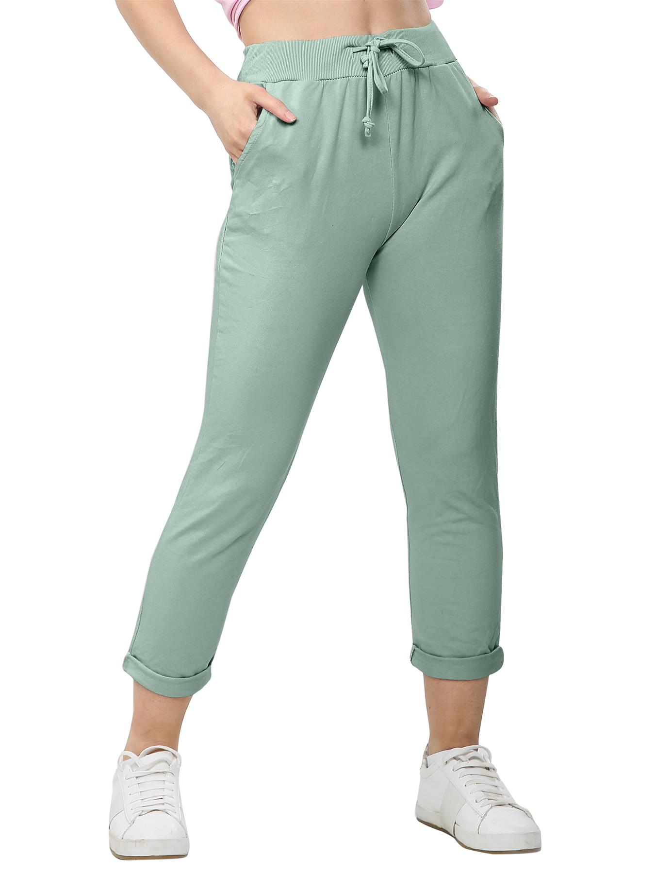 Women's Athletic Italian Trouser Pants for Active Yoga Comfy Jogging Bottoms - Picture 30 of 44