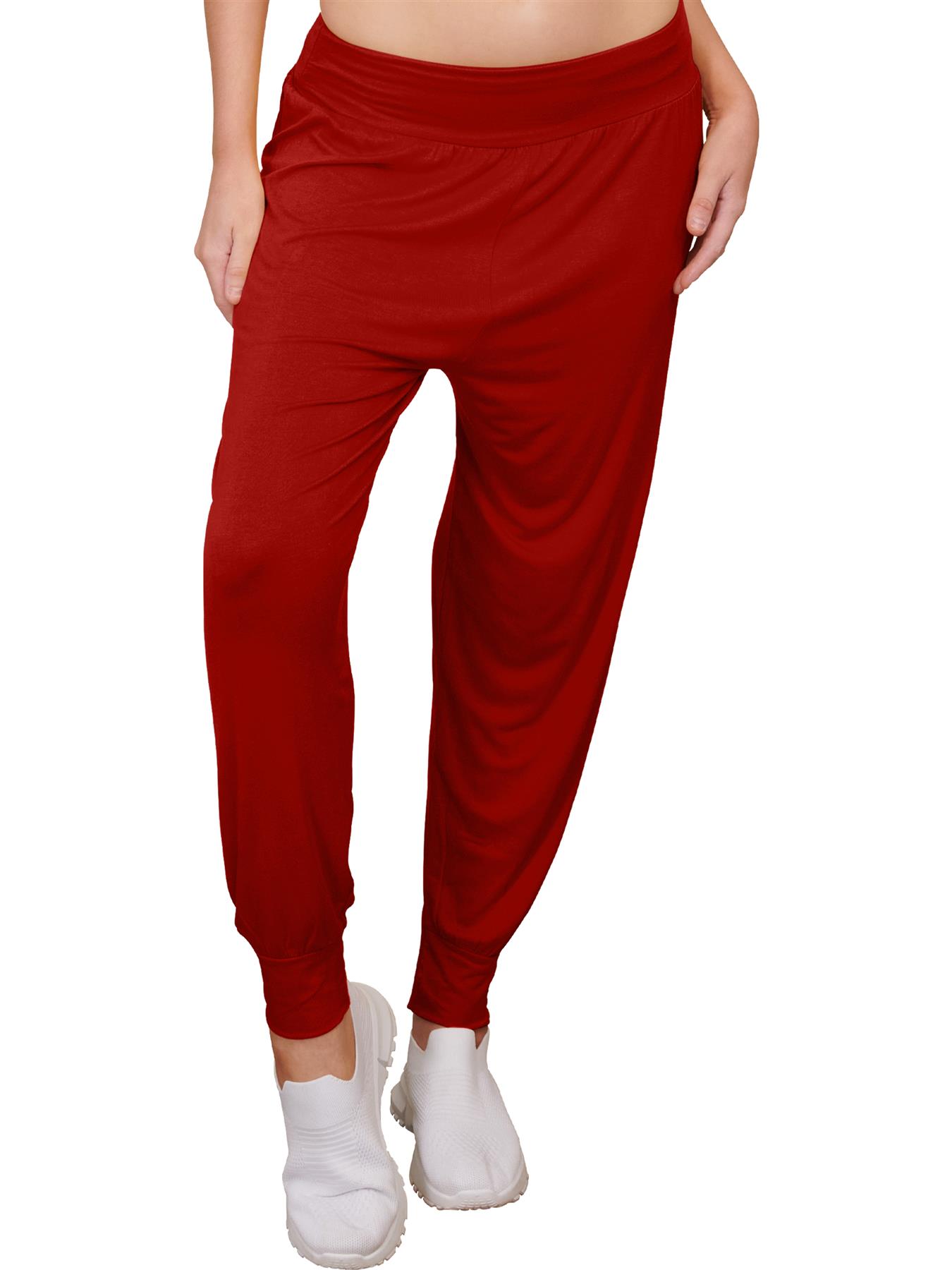 Womens Harem Ali Baba Full Pants Trousers Ladies Baggy Hareem Leggings Plus Size - Picture 99 of 143