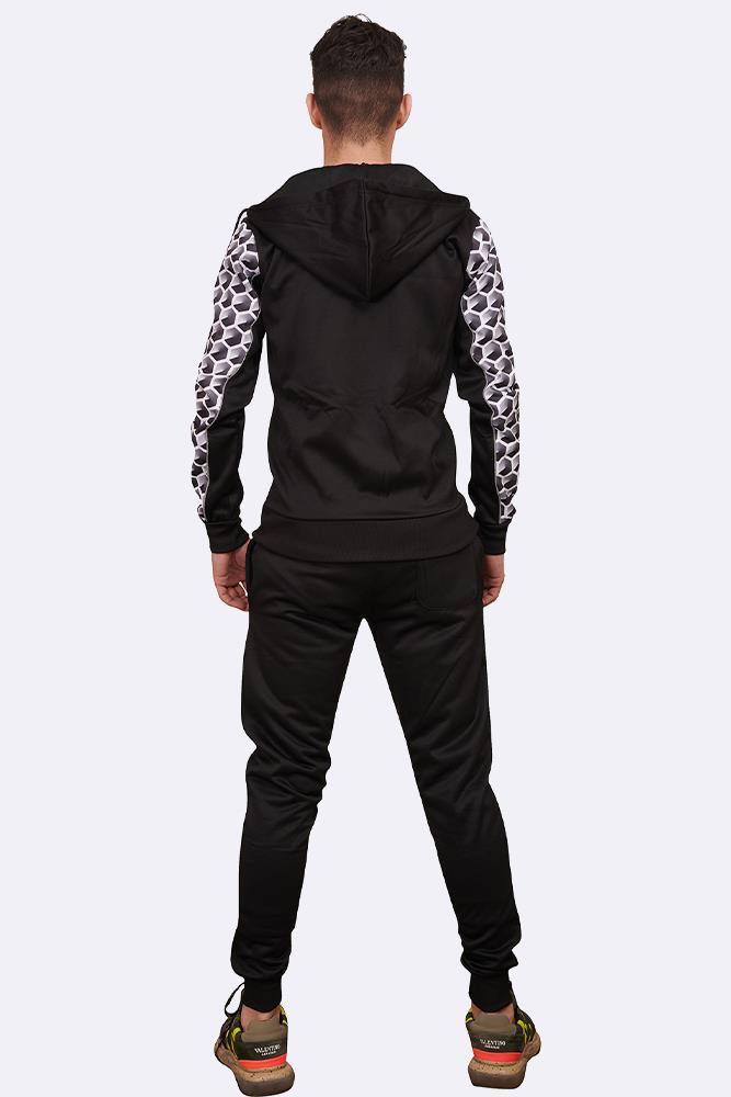 Men's Tracksuit Gradient Colored Pants Ziper With Pcokets Long sleeve Hoodie - Picture 6 of 15