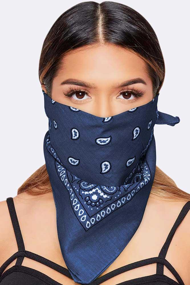 Paisley Bandana Cotton Scarf Headband Head Wear Mouth Protection Wrap Band Lot - Picture 15 of 63