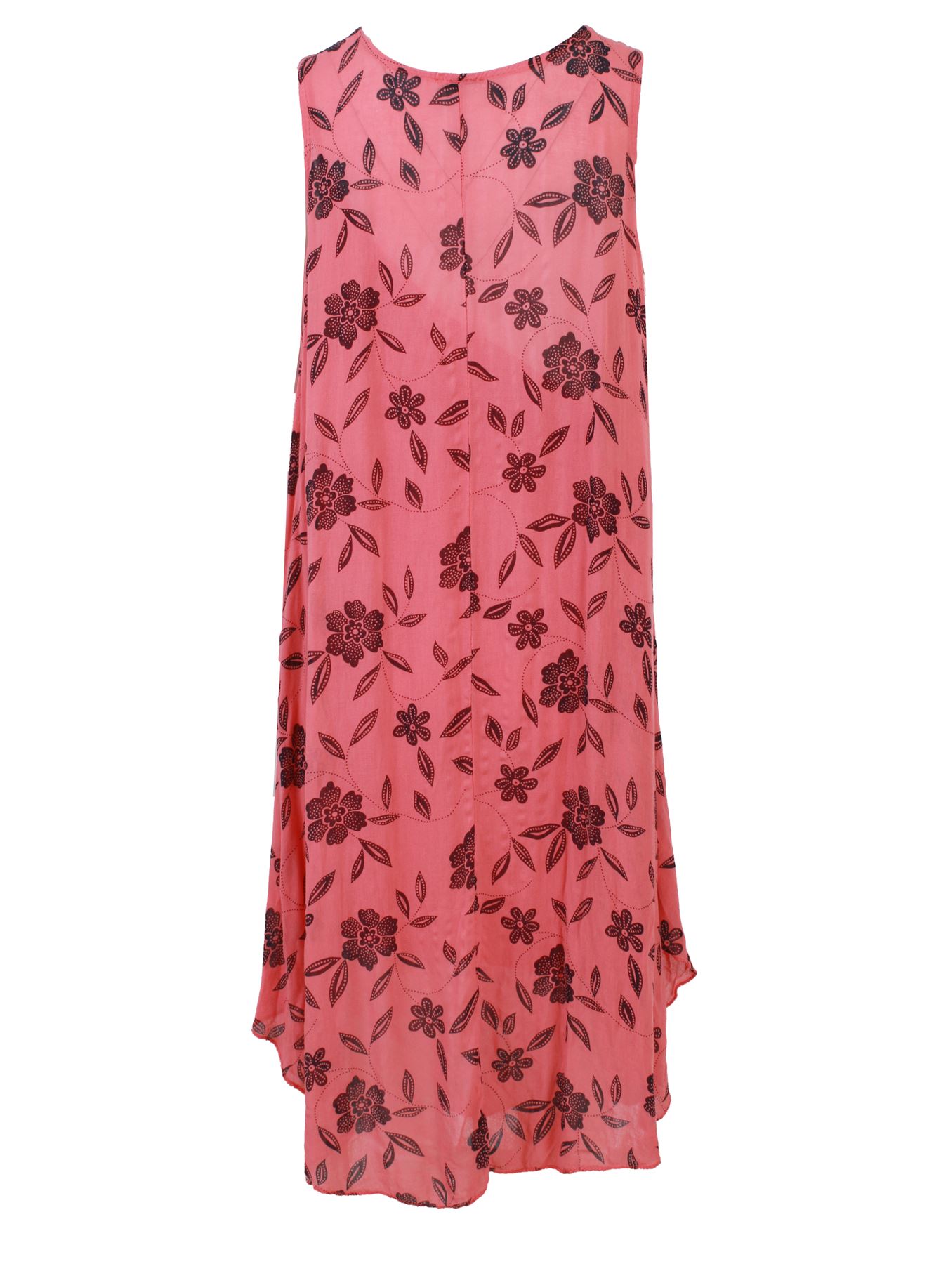 Damen Dot Print Italienisch Mode Lagenlook Sommer Baumwolle Causal Kleider