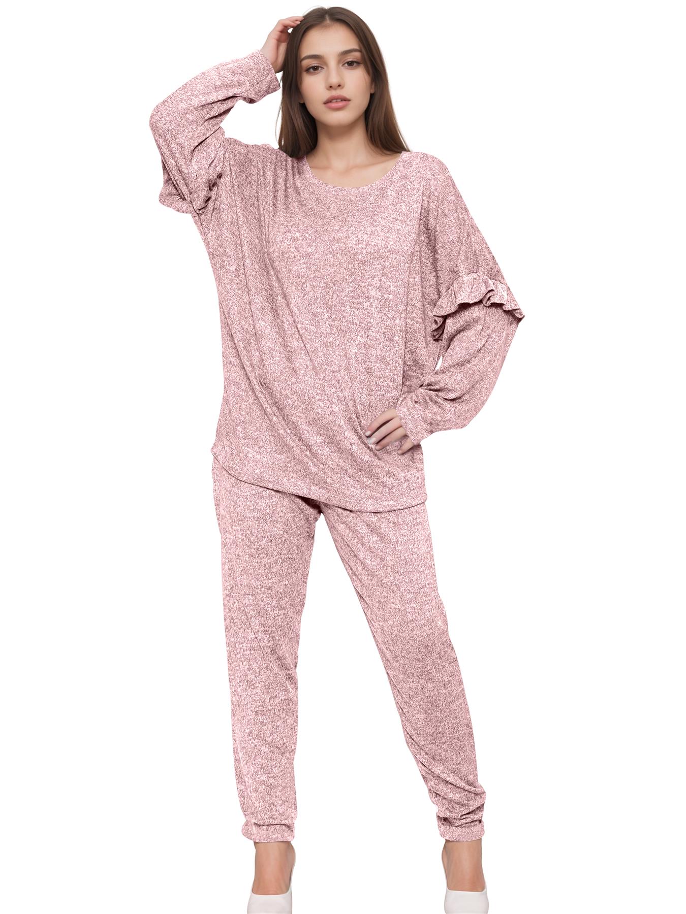 2 Piece Ladies Italian Activewear Tracksuit Summer Casual Long Sleeve Crew Neck - Picture 13 of 38
