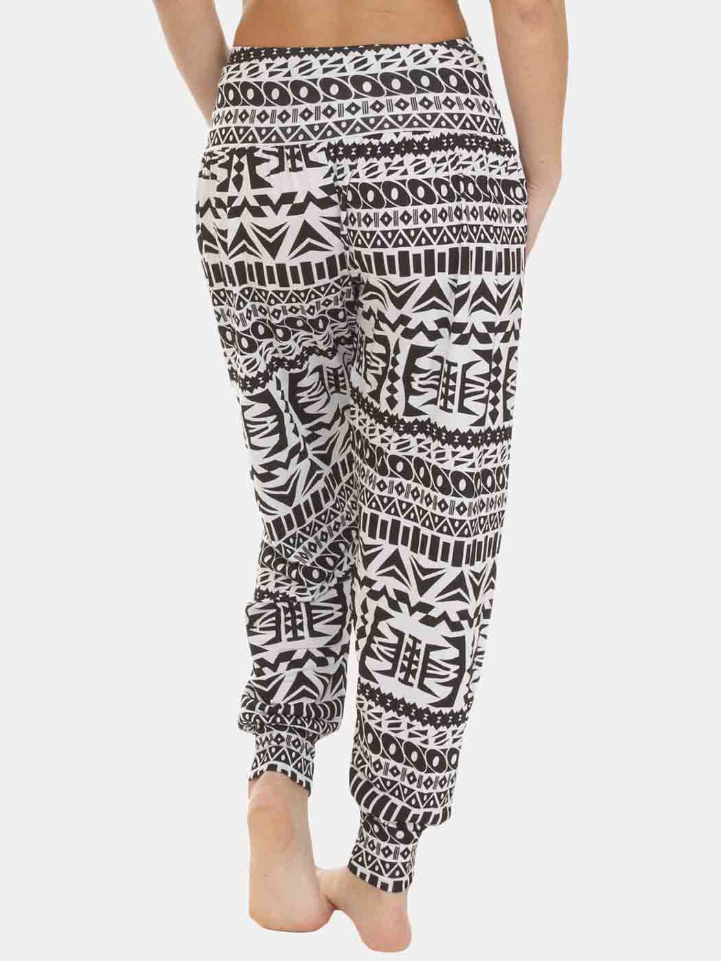 Womens Harem Ali Baba Full Pants Trousers Ladies Baggy Hareem Leggings Plus Size - Picture 8 of 143