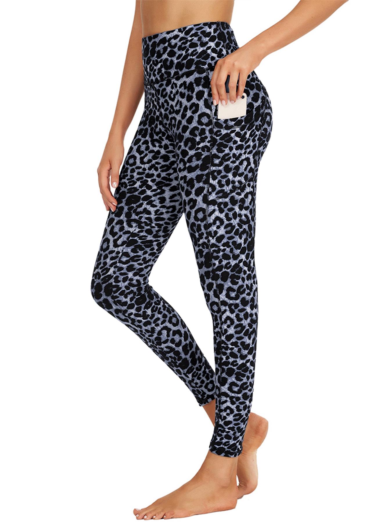 Women Fitness Sports Leggings Ladies Gym High Waist Gym Yoga Pants With Stretch - Picture 21 of 33