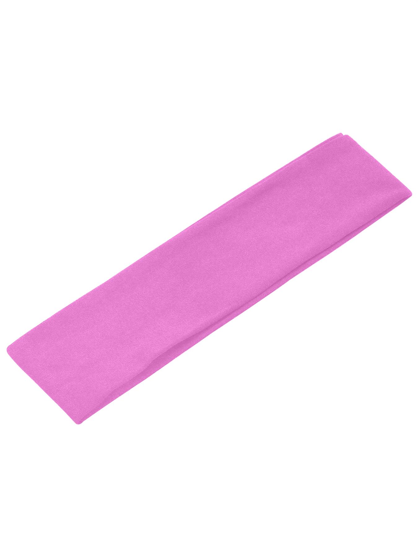 7cm Stretchy Wide Turban Sports Headband Unisex Elastic Gym Yoga Hair Band UK - Picture 4 of 32