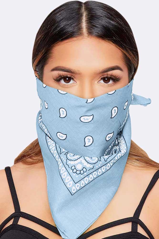 Paisley Bandana Cotton Scarf Headband Head Wear Mouth Protection Wrap Band Lot - Picture 29 of 63