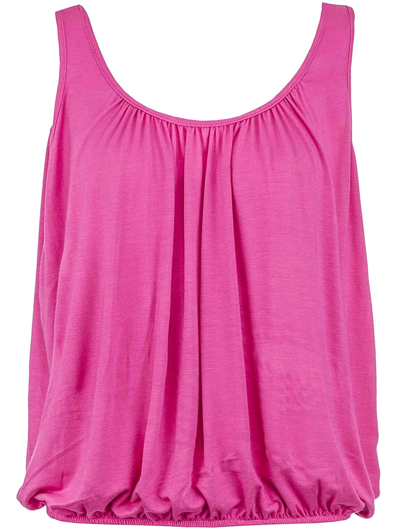 Womens Vest Tops Italian Summer Holiday Loose Fit Camisole Sleeveless Tank Top - Picture 32 of 82
