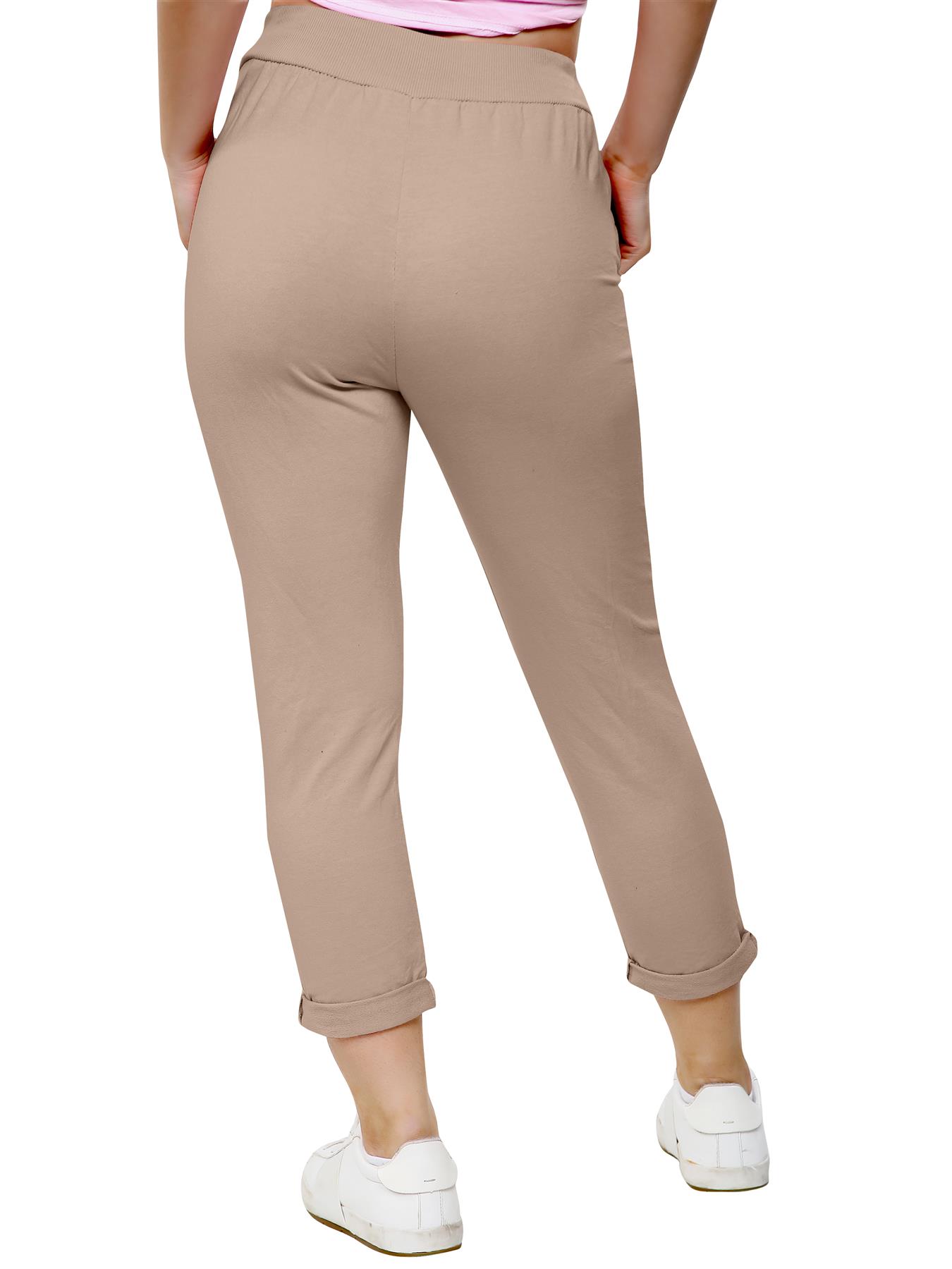 Women's Athletic Italian Trouser Pants for Active Yoga Comfy Jogging Bottoms - Picture 10 of 44