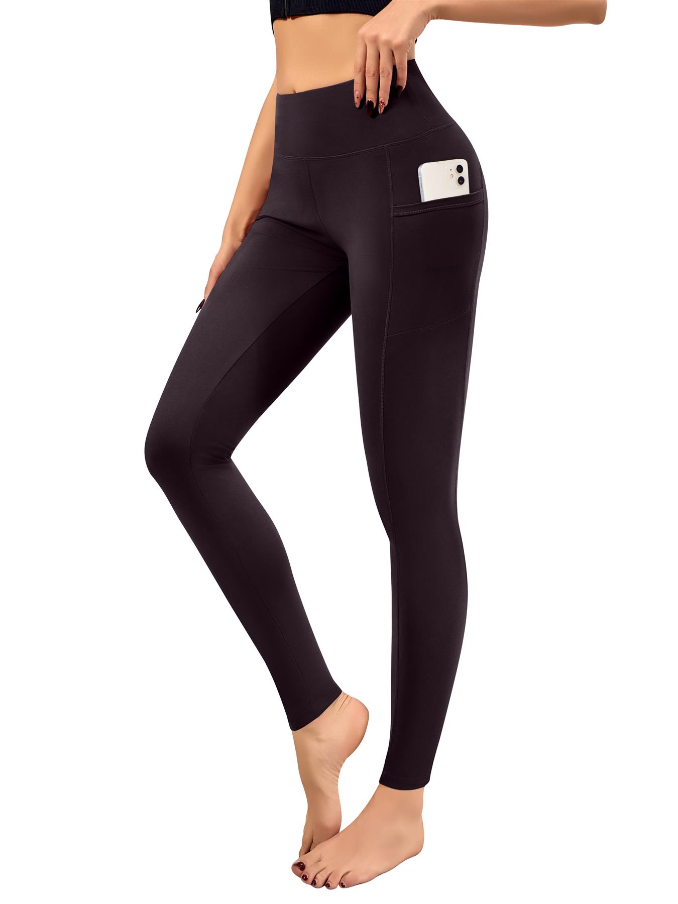 Women Fitness Sports Leggings Ladies Gym High Waist Yoga Pants With Stretch - Picture 7 of 19