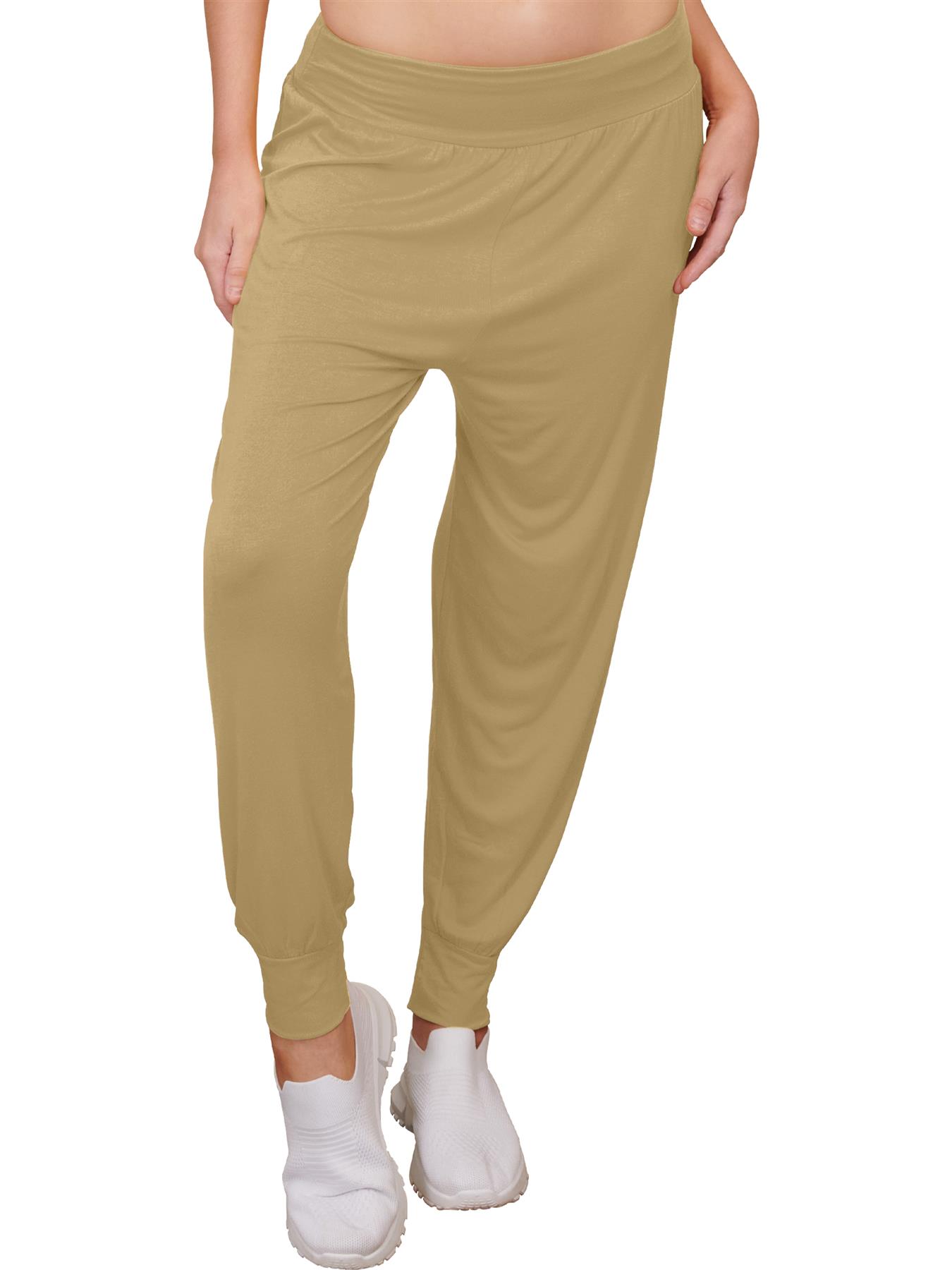 Womens Harem Ali Baba Full Pants Trousers Ladies Baggy Hareem Leggings Plus Size - Picture 33 of 143