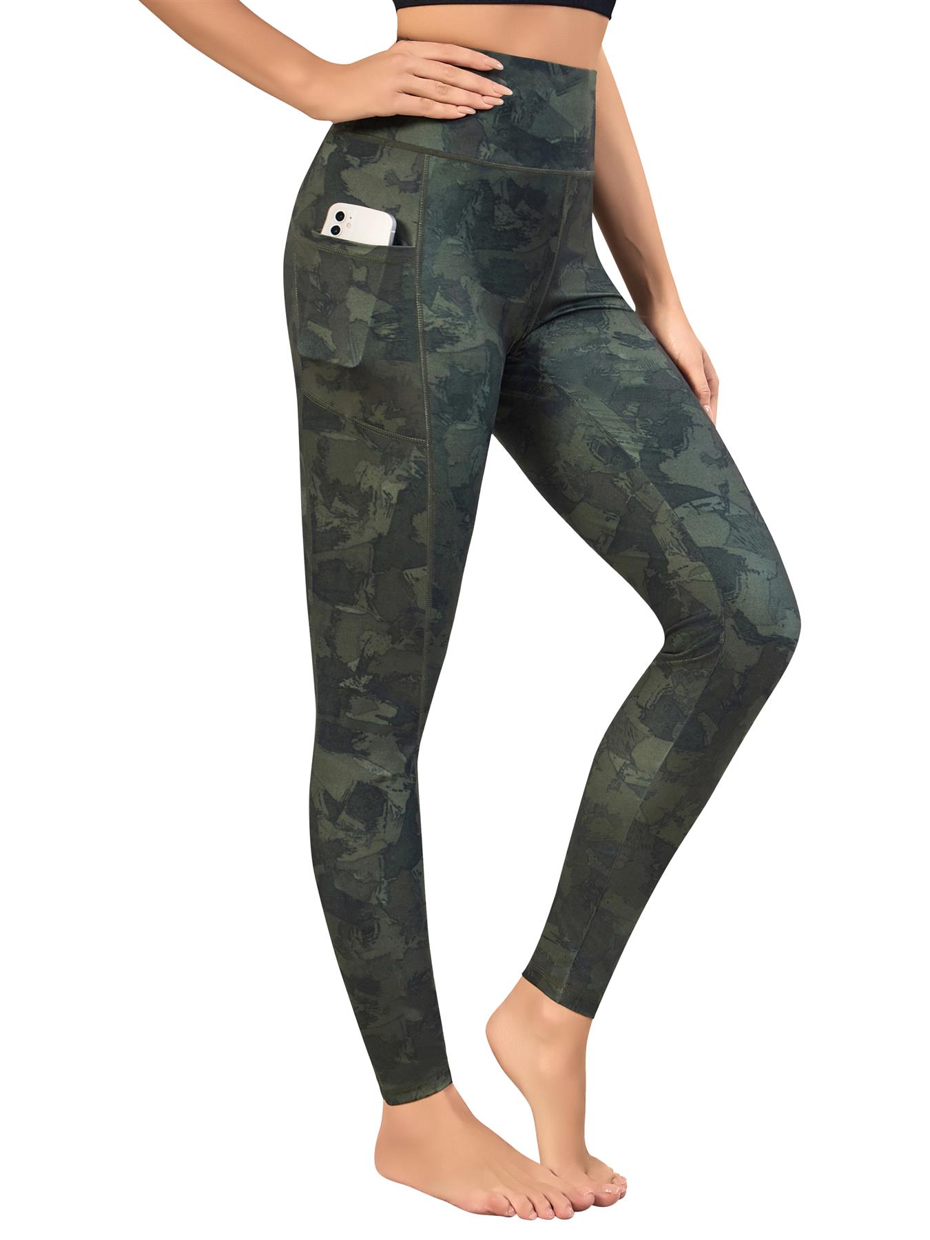 Women Fitness Sports Leggings Ladies Gym High Waist Yoga Pants With Stretch - Picture 15 of 19