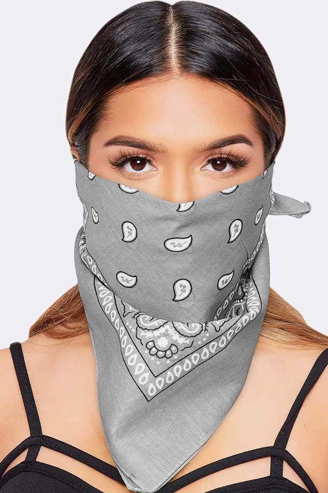 Paisley Bandana Cotton Scarf Headband Head Wear Mouth Protection Wrap Band Lot - Picture 25 of 63