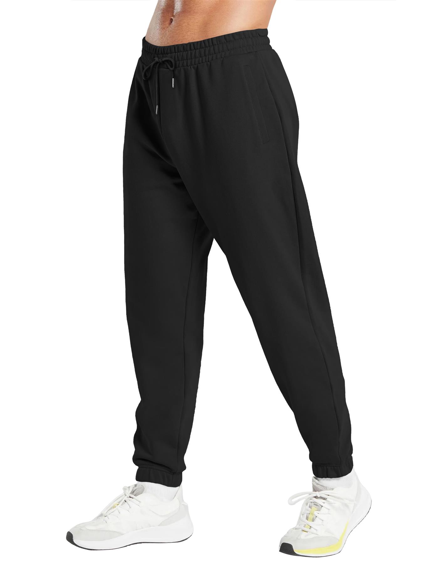 Mens Fleece Joggers Tracksuit Jogging Bottom Loose Fit Sweat Pants - Picture 5 of 11