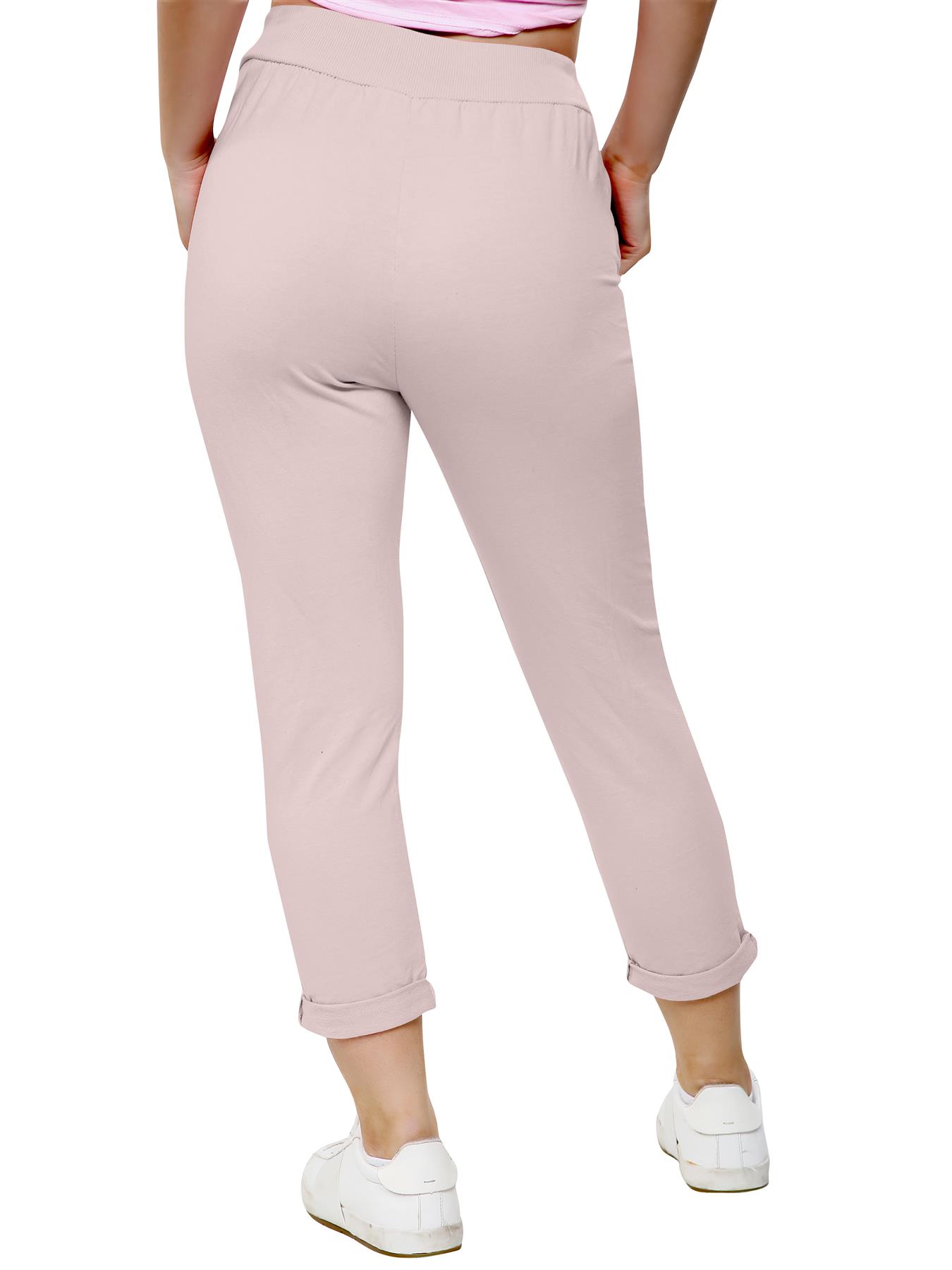 Women's Athletic Italian Trouser Pants for Active Yoga Comfy Jogging Bottoms - Picture 19 of 44