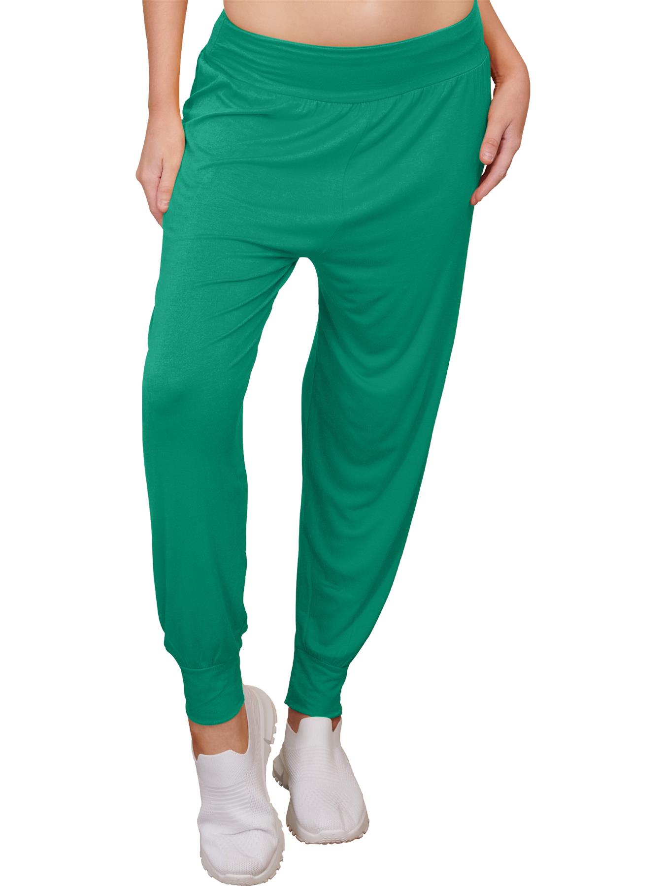 Womens Harem Ali Baba Full Pants Trousers Ladies Baggy Hareem Leggings Plus Size - Picture 54 of 143